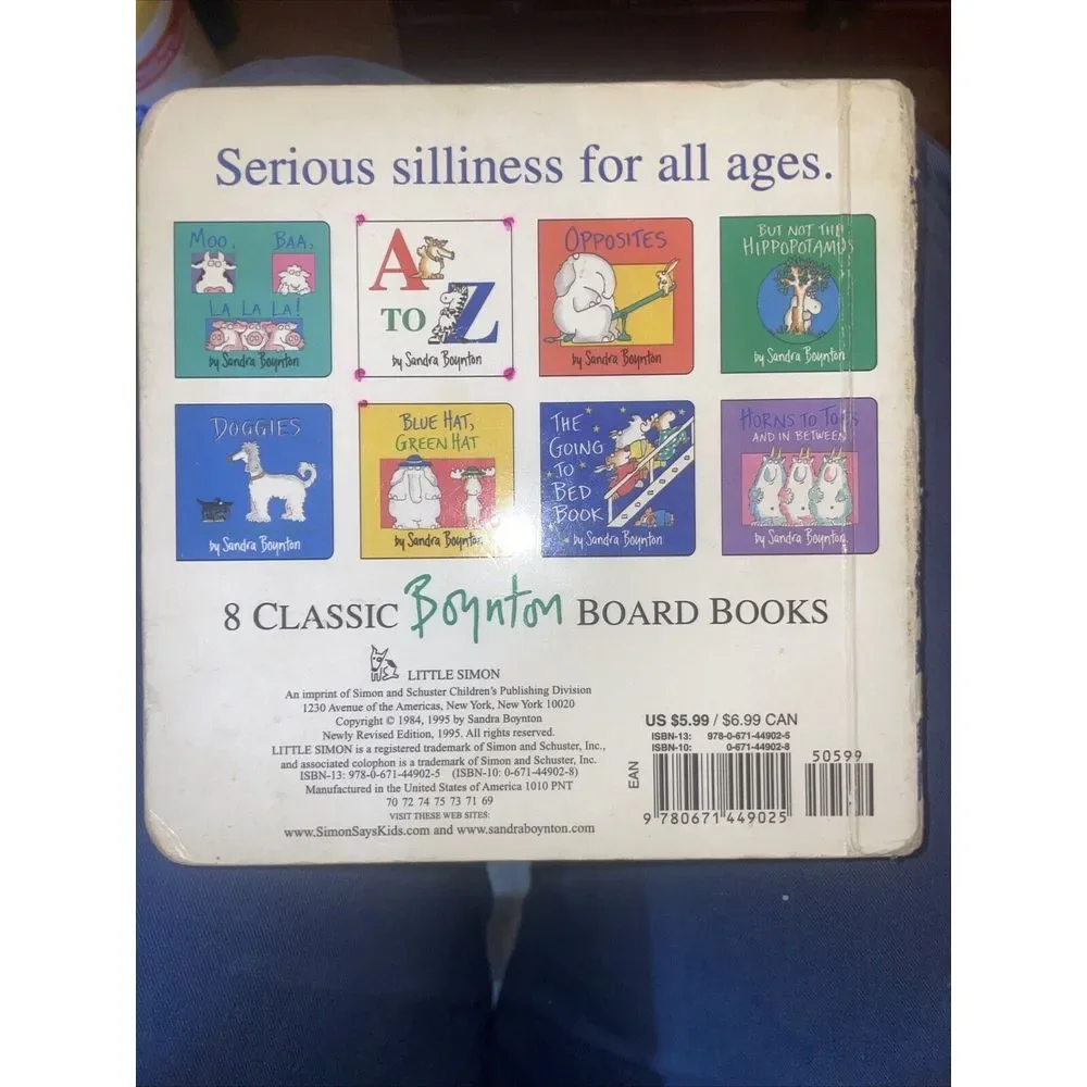 Toddler Board Book Set‎ 5 Books - Sandra Boynton & Leapfrog